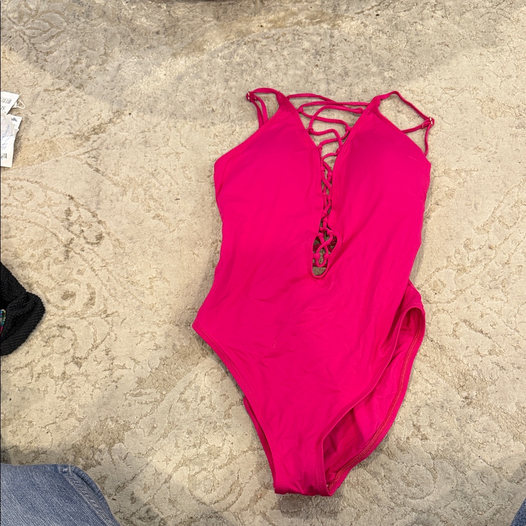 La Blanca Hot Pink One Piece Swimsuit